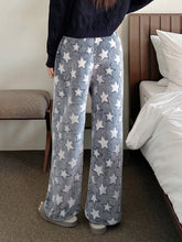 Pantalones De Dormir Con Estampado De Estrellas Para Mujer